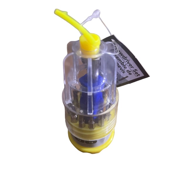 Gift 14 piece screwdriver set magnetic small handy compact stocking tools - Picture 4 of 8